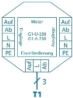 Gruppenrelais G1-A-230 fr Zentrale und Taster - Bild 1