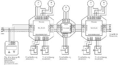 Trennrelais R1-A-E-230 f�r 1 Motor, Zentrale und Taster - Bild 2