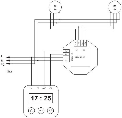 Trennrelais R2-A-230 fr 2 Motore und Zentrale - Bild 2