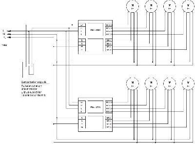 Trennrelais R4-A-230 4 Motore und Zentrale - Bild 4