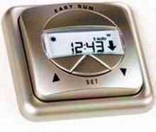 Rollladen Zeitschaltuhr Simu Easy Sun, Farbe Edelstahl