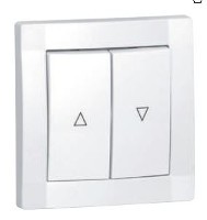 Taster UP mit Wippe zum Anschluss an das Zentralmodul