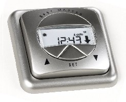 Zeitschaltuhr Simu Easy Master, Farbe Edelstahl