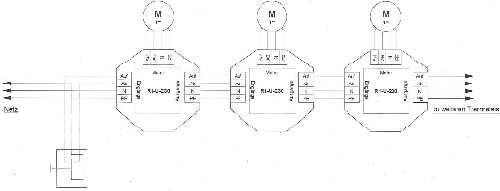 Trennrelais R1-U-230 fr 1 Motor und Zentrale - Bild 2