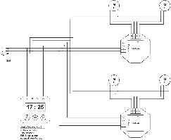 Trennrelais R2-U-230 fr 2 Motore und Zentrale - Bild 3