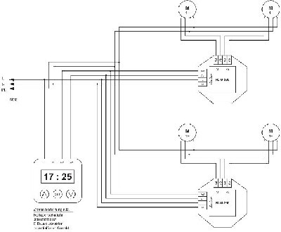 Trennrelais R2-H-230 für 2 Motore und Zentrale - Bild 3 Trennrelais R2-H-230 für 2 Motore und Zentrale - Bild 3