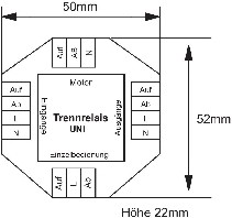 R1-Uni Trennrelais für Rolladen und Jalousie - Bild 1 R1-Uni Trennrelais für Rolladen und Jalousie - Bild 1
