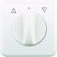 Knebeltaster / Knebelschalter fr Rolladen, Weiss (ultrawei)