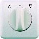Knebeltaster / Knebelschalter fr Rolladen, Weiss (ultrawei)