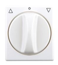 Knebeltaster / Knebelschalter Aufputz, Weiss (cremewei)