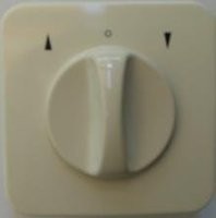 Knebeltaster / Knebelschalter fr Rolladen, Weiss (cremewei)