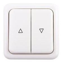 Doppelwippen Schalter fr Rolladen, Weiss (ultrawei)