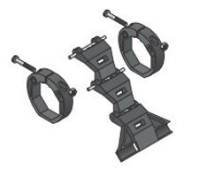 Hochschiebesicherung 3-gliedrig im Set fr 40mm Achtkant