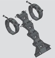Hochschiebesicherung 4-gliedrig im Set fr 60mm Achtkant