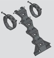 Hochschiebesicherung 4-gliedrig im Set fr 70mm Achtkant
