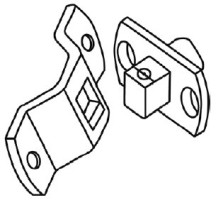 Simu Motorlager fr Veka Aufsatzkasten fr T3.5