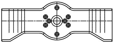 Simu Blendkastenlager mit Sgeschablone fr T5