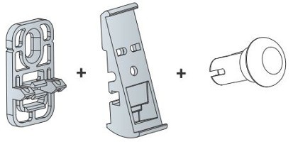 Befestigungskit fr Solarpanel Autosun 2, angewinkelt