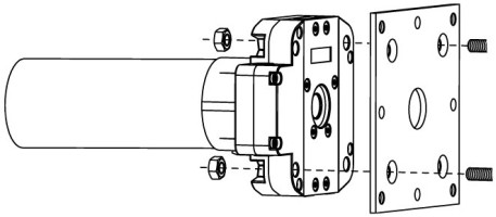 Simu Universallager 100 x 100 mm fr T5 DMI / T6 DMI