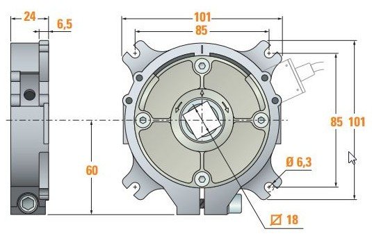 Simu Abrollsicherung 95 NM mit 5 Meter Kabellnge - Bild 1
