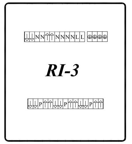 Halenco RI-3, Trennrelais Halcomaster fr 3 Antriebe 230V, Ansteuerung 230V
