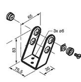 Mingardi Line D8 Fce, 200 mm Hub, 500 N, Spindelantrieb silberfarbig - Bild 2