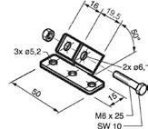 Mingardi Line D8 Fce, 200 mm Hub, 500 N, Spindelantrieb silberfarbig - Bild 3