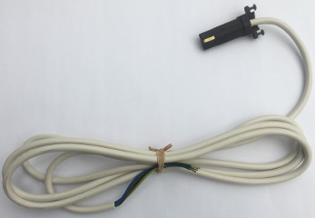 Steckbares Anschlusskabel 3 Meter weiss f�r Simu Rolladenmotor verkabelt (4-adrig)