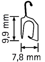 s_onro Rollladen Sonnenschutz Aluminium, 9,9 x 7,8 mm - Bild 2
