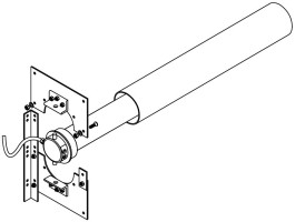 Wandhalter + Haltewinkel fr Simu T8 / T8M bis 250 Nm