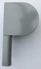 Vorbaurolladen als Komplettelement, Kasten halbrund, Rolladenpanzer PVC oder Aluminium